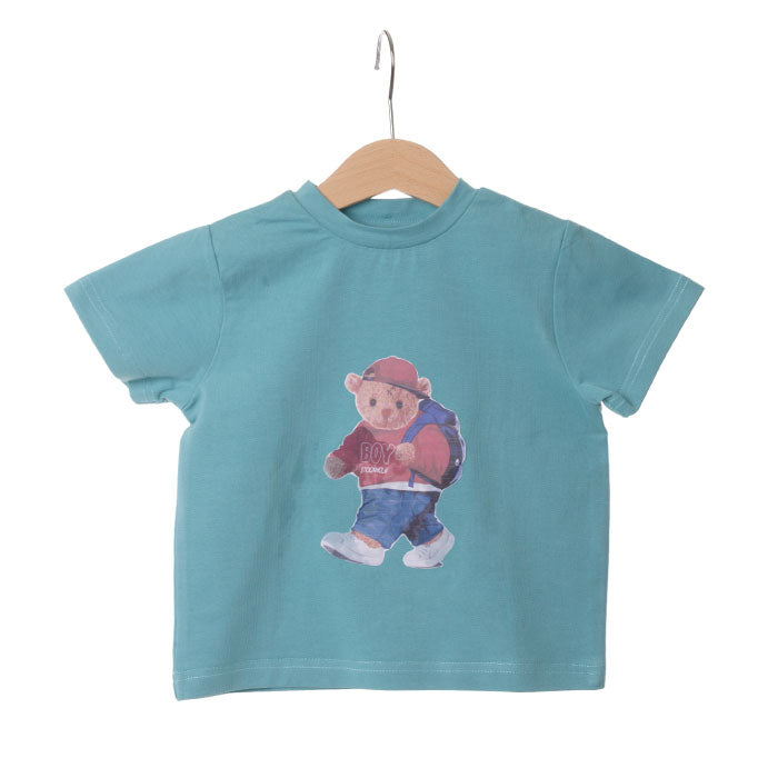 T-Shirt ' Back to School ' Blue